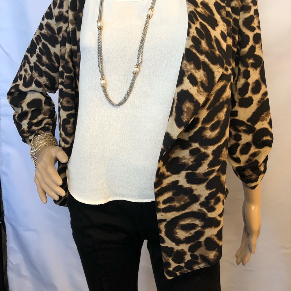 Leapord Print Light Blazer